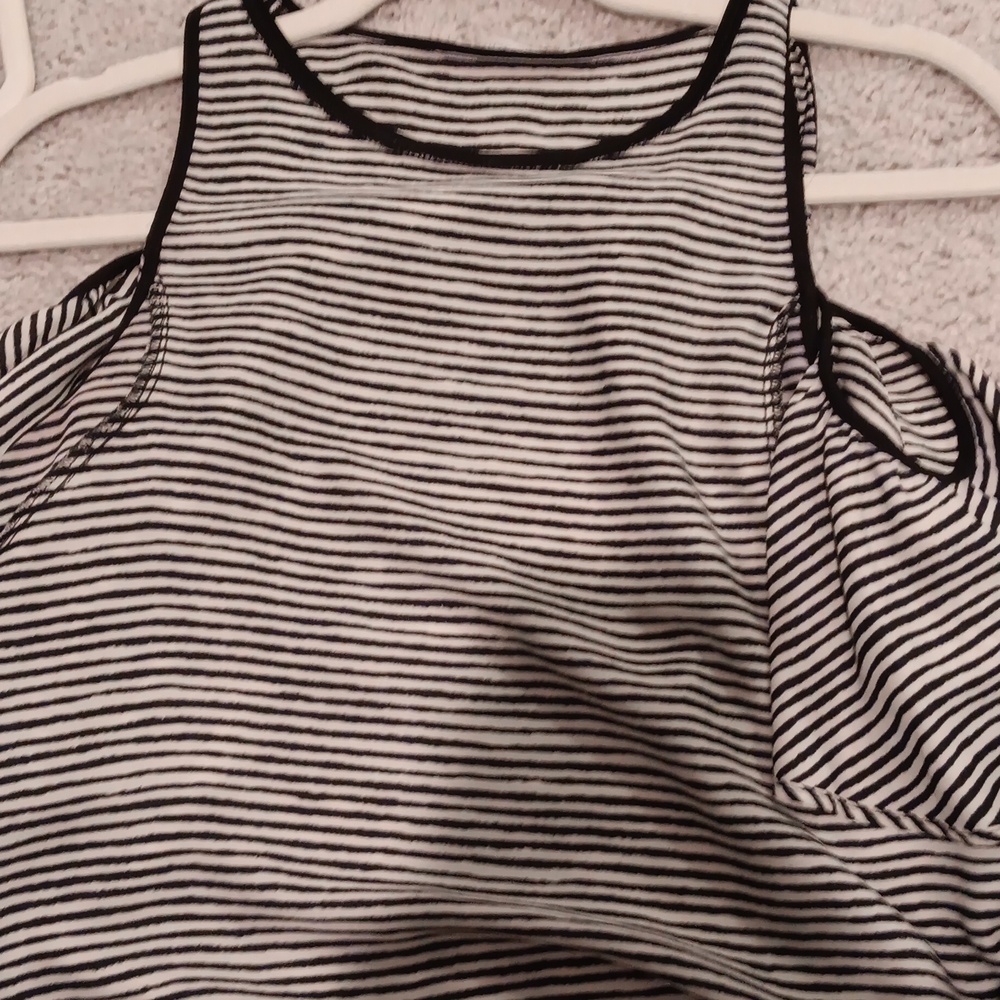 Zara cold shoulder top